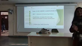 Unit - 01, Elements of Library Classification by Dr. Babita Gaur