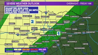 DFW Weather: Latest on storms coming overnight Thursday