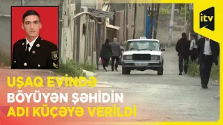 Bakıda küçəyə şəhid Səbuhi Əhmədovun adı verilib