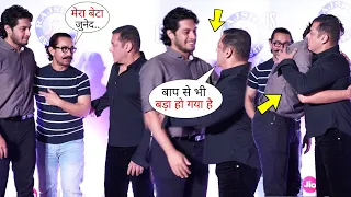 Salman Khan Meet Aamir Khan Son Junaid Khan at Dono Film Screening