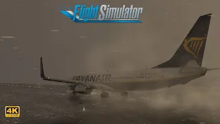 Microsoft Flight Simulator 2020: Winter Landing into Helsinki Airport 4K PMDG Boeing 737-800