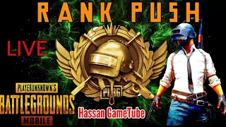 PUBG Mobile Rank Pushing | Live Streaming | Hassan GameTube