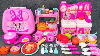 70 Minutes Satisfying with Unboxing Cute Pink Ice Cream Store ,Minnie Kitchen Toys | Review Toys