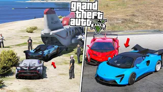 MISI EPIC MENCURI MOBIL LANGKA MEWAH SUPERCAR SELUNDUPAN MAFIA - GTA 5 MOD