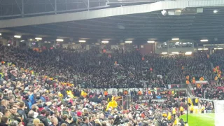 2017-02-16 Manchester UNITED - Saint-Etienne French fans on fire