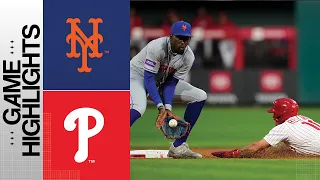 Mets vs. Phillies Highlights (9/24/23) | MLB Highlights