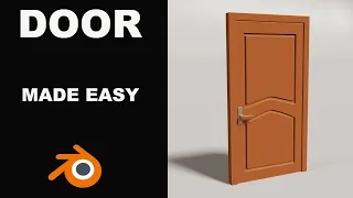 modeling a door in blender 2.91