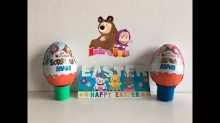 MASHA AND THE BEAR KINDER SURPRISE EGGS маша и медведь MASHA E ORSO ماشا و الدب