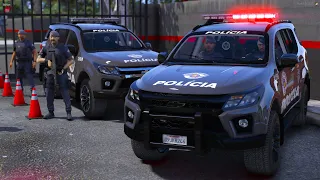 BAEP CONFRONTA ASSALTANTES DENTRO DA FAVELA | GTA 5 POLICIAL