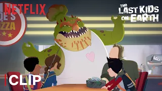 Meeting the Talking Monsters at Joe's Pizza 🍕 The Last Kids on Earth Book 2 | Netflix After School