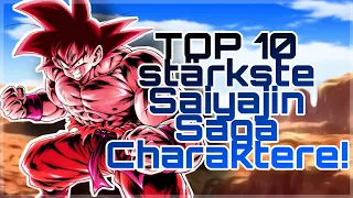 TOP 10 stärksten Charaktere der Saiyajin Saga!