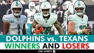 Miami Dolphins Winners & Losers vs. Texans Ft. Salvon Ahmed, Skylar Thompson & Tua Tagovailoa