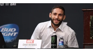 Chad Mendes Takes it to McGregor (UFC 189 Press Conference)