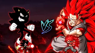 Sonic Dark Fleetway OP VS Evil Goku SSJ3 V3 OP in Mugen