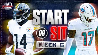 Must Start & Sit Wide Receivers in Week 6 of Fantasy Football | 5-Wide Fantasy