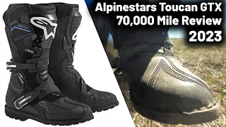 Alpinestars Toucan GTX boot review 70,000 Miles Later...are they the "Best Motorcycle Boots" Ever?