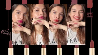 NEW NYKAA MATTE LUXE LIPSTICKS !! ALL SHADES SWATCHES! review + first impressions