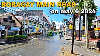 This is Boracay Main Road on May 6 2024 Morning Walk From Station 3 to Station 2 White Beach