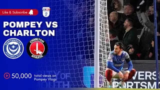 PORTSMOUTH VS CHARLTON ATHLETIC |1-3| FRATTON CHANTS 'SACKED IN THE MORNING' & WE WANT COWLEY OUT'