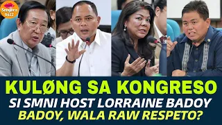 SMNI CONGRESS HEARING TODAY | LORRAINE BADOY IKINUĹONG SA KONGRESO!