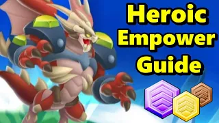 How to Empower HEROIC DRAGONS in Dragon City! FULL Summoning and Empowering Cycle Explained!