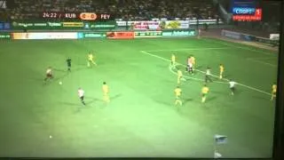 Kuban - Feyenoord 25th min | 22-08-13
