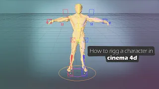 How to rig a character in cinema 4d