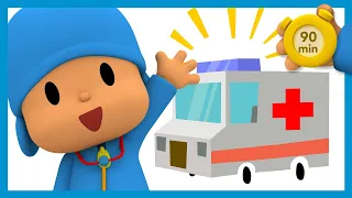 🏥 POCOYO AND NINA - Visit to the Doctor [90 minutes] | ANIMATED CARTOON for Children | FULL episodes