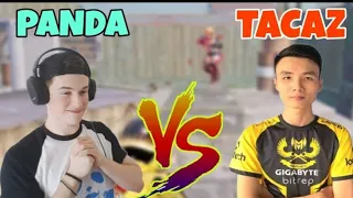 TACAZ vs PANDA PUBG | 1vs1 TDM FIGHT WIHT DUPLICATE TACAZ in PANDA | PUBG MOBILE