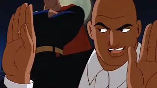 Superman gives Lex Luthor the silent treatment