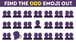 HOW GOOD ARE YOUR EYES NO.199 | Find the odd emoji out | Emoji Puzzle Quiz