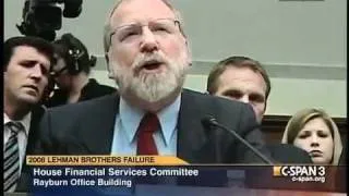 William Black @ House Financial Services hearing on Lehman Bros.