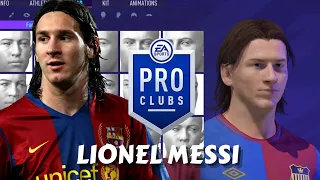 FIFA 21 Lionel Messi 07 Pro Clubs Creation