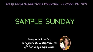 Sample Sunday with The Party Peeps
