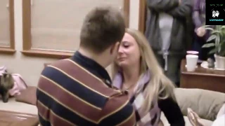 he had proposed to his girlfriend in front of family members
