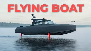Insane Hydrofoil Boat | The Candela C-8 Flying Boat