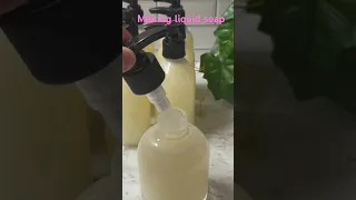 How i make Liquid soap that feels very moisturising