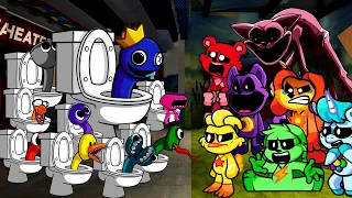 Smiling Critters VS Skibidi Toilet Rainbow Friends - Friday Night Funkin'