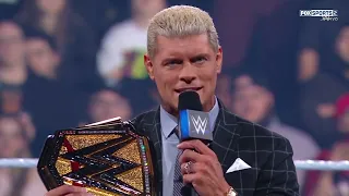 Cody Rhodes deja su mensaje - WWE SmackDown 12 de Abril 2024 Español