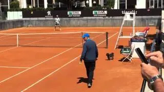 Alexander Zverev in allenamento con un ospite... speciale! #ibi16