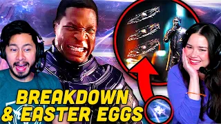 ANT-MAN & THE WASP QUANTUMANIA BREAKDOWN Reaction! | Easter Eggs & Details You Missed!