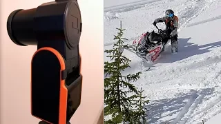 Soloshot 3 Camera Testing - Snowmobile Hill Climbing (unedited)