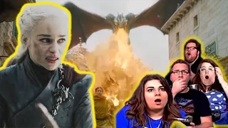 Daenerys Destroys King's Landing Reaction Video King's Landing Explosion Reaction