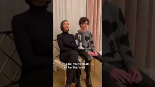 guywithamoviecamera - questions with the cast of #BonesAndAll | Timothée Chalamet & Taylor Russell