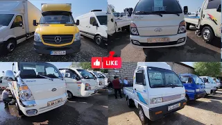 Мошинбозори Хуҷанд нархи Mercedes Sprinter Hyundai Porter Kia Bongo Labo