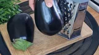 Just grate the aubergines! Nobody knows this amazing recipe! easy and economical