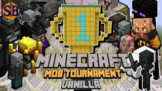 Vanilla TOURNAMENT with Every mobs | Minecraft mobs battle