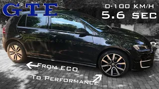 0-100 km/h in 5.6 sec - Golf GTE Stage 1 (285 HP 480 NM)