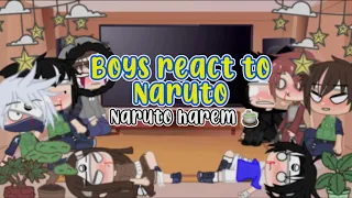 Boys react to Naruto! || tea 🍵 👀 || mean au! || sxfia ! || repost 🏃‍♀️|| Sasunaru + more-