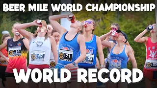 Deepest Women's Field EVER Chases the BEER MILE WORLD RECORD — Beer Mile World Classic 2022